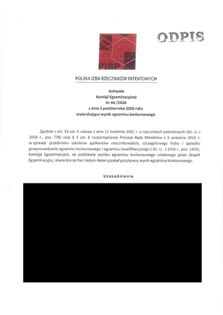 Examination Commission Resolution No. 66/2026